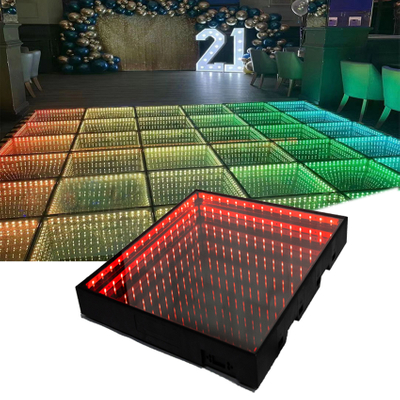 Tuiles de sol de lumière de danse 3D illuminées par mariage d'étape de disco d'intérieur