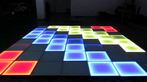 Tapis de scène Disco Portable pour événement, installation facile, Dj Led, piste de danse