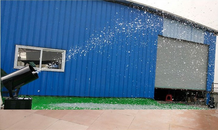 Effet de scène 3000W pour fête de noël, Machine à neige à tête mobile, Machine à neige