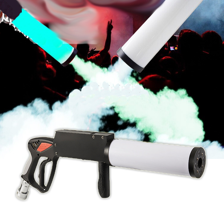 Pistolet Led portatif pour Dj, effets spéciaux, Machine à Jet Rgb, scène, CO2, brouillard, colonne de gaz